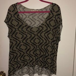 Billabong Green and Black Short Sleeve T-Shirt